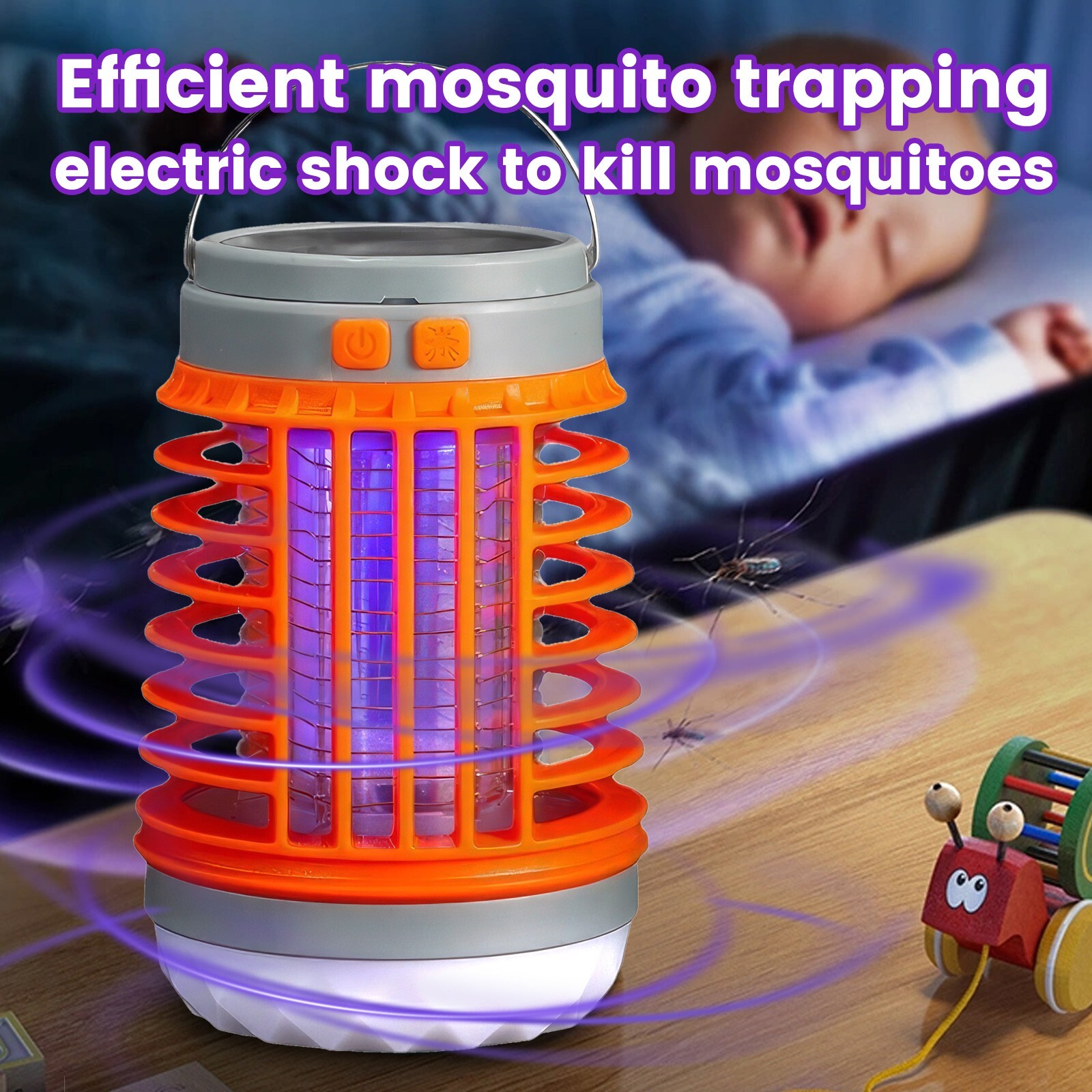 1PCS Mosquito Zapper,Electric Bug Zapper for Indoor Outdoor