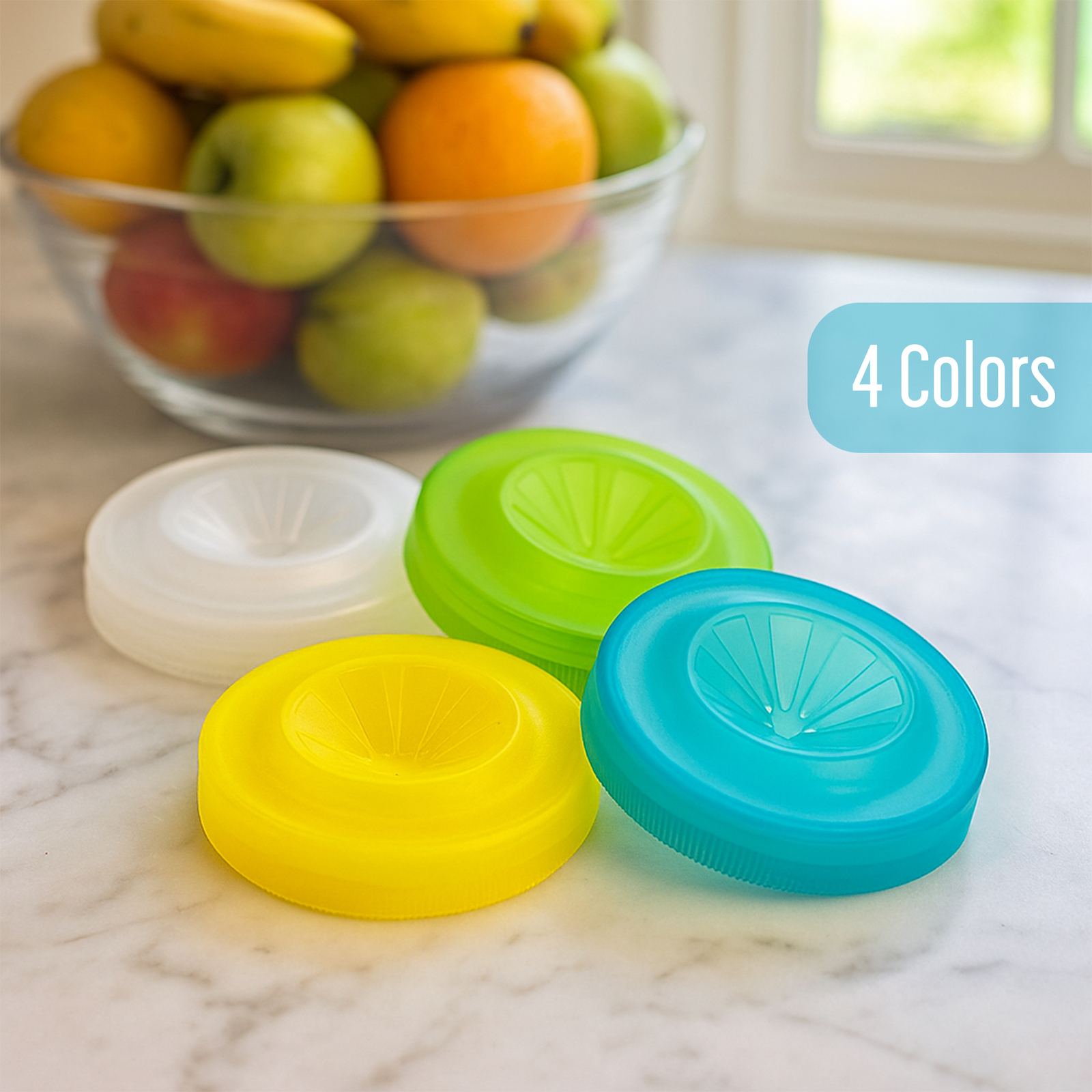 Fruit Fly Trap Lids for Wide Mouth Mason Jars