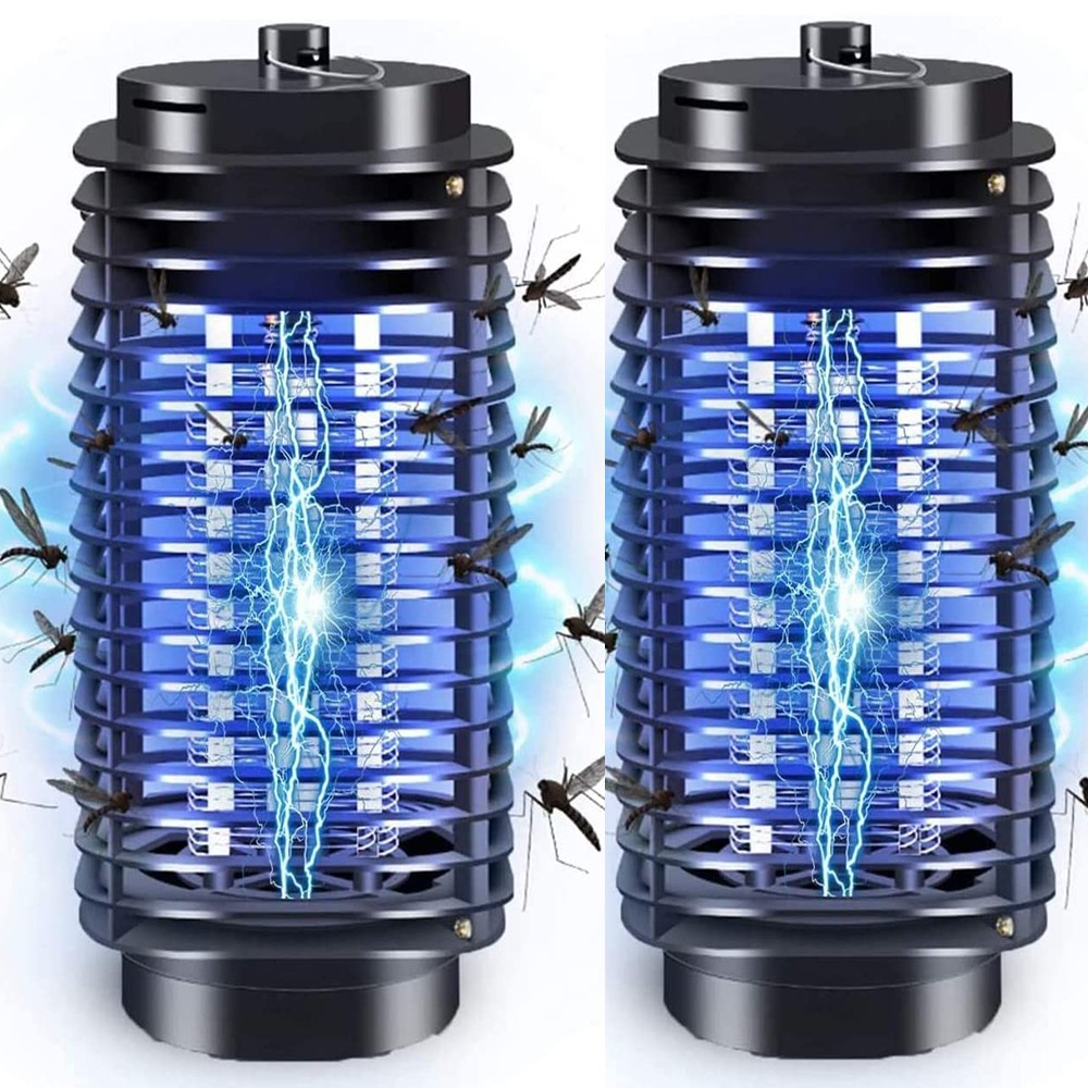 2Pack Electric UV Mosquito Killer Lamp Outdoor/Indoor Fly Bug Insect Zapper Trap