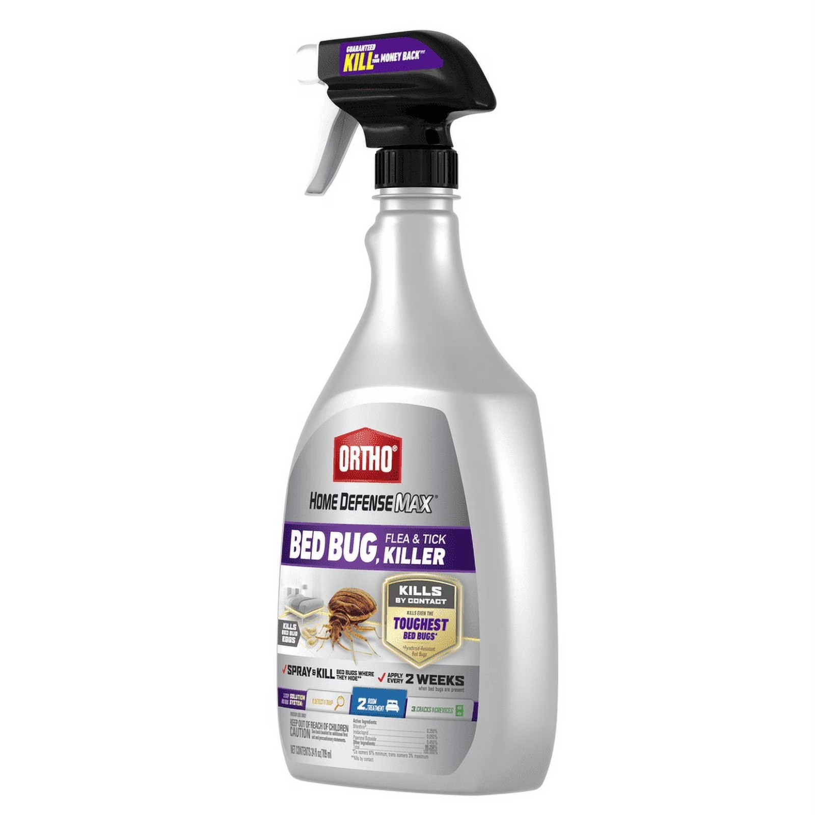 Home Defense Max Bed Bug, Flea & Tick Killer, 24 oz, Kills Bed Bugs