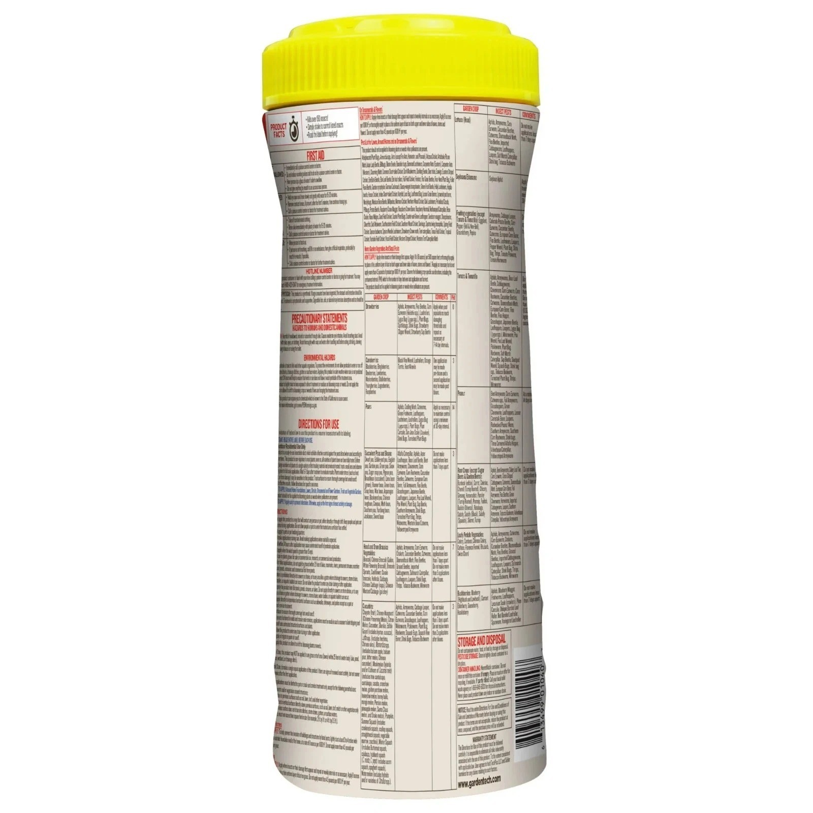Insect Killer powder Sevin Garden Ready to Use Dust, 1 Pound Can