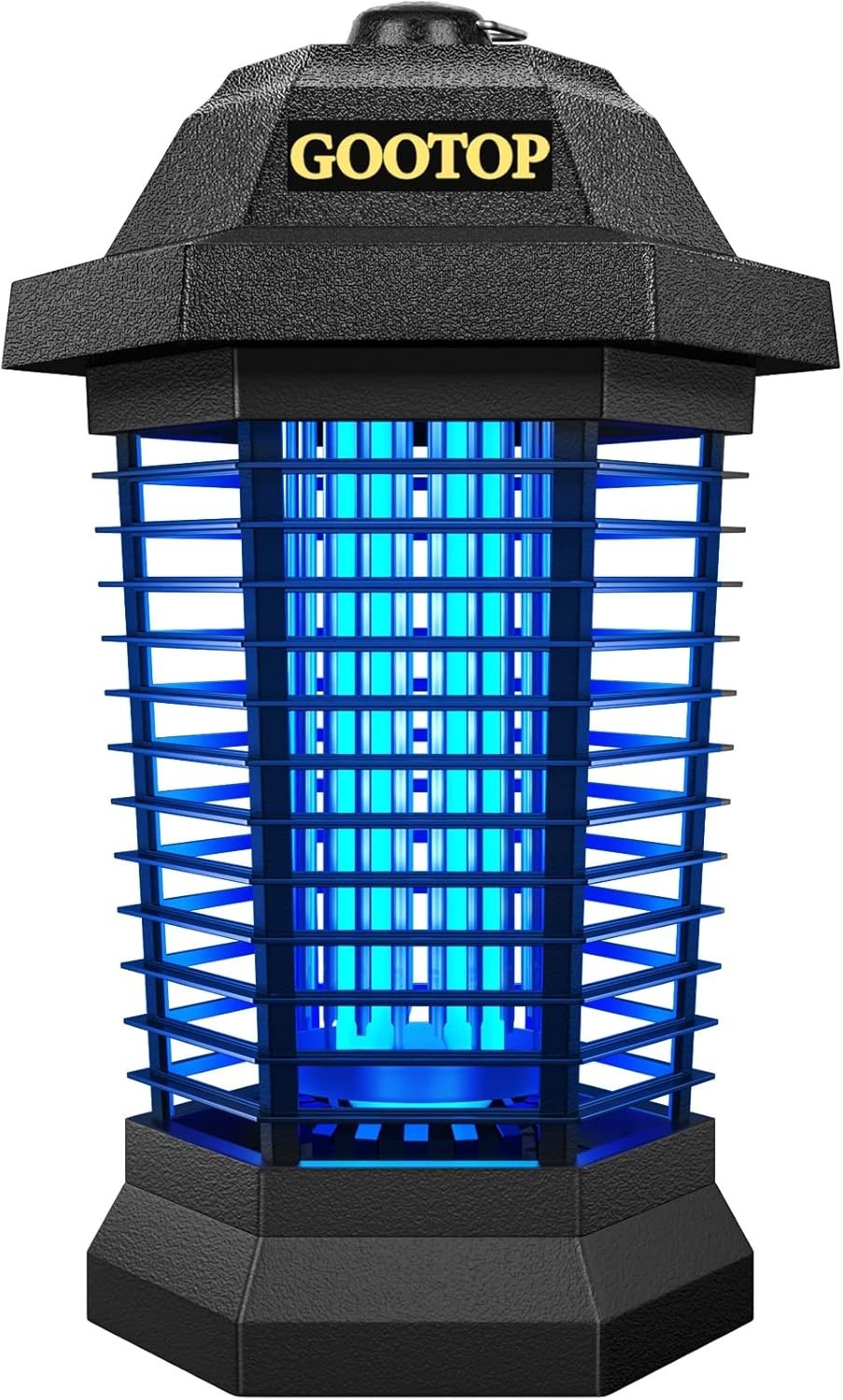Black Vintage Bug Zapper – Versatile Indoor/Outdoor Electric Insect Exterminator