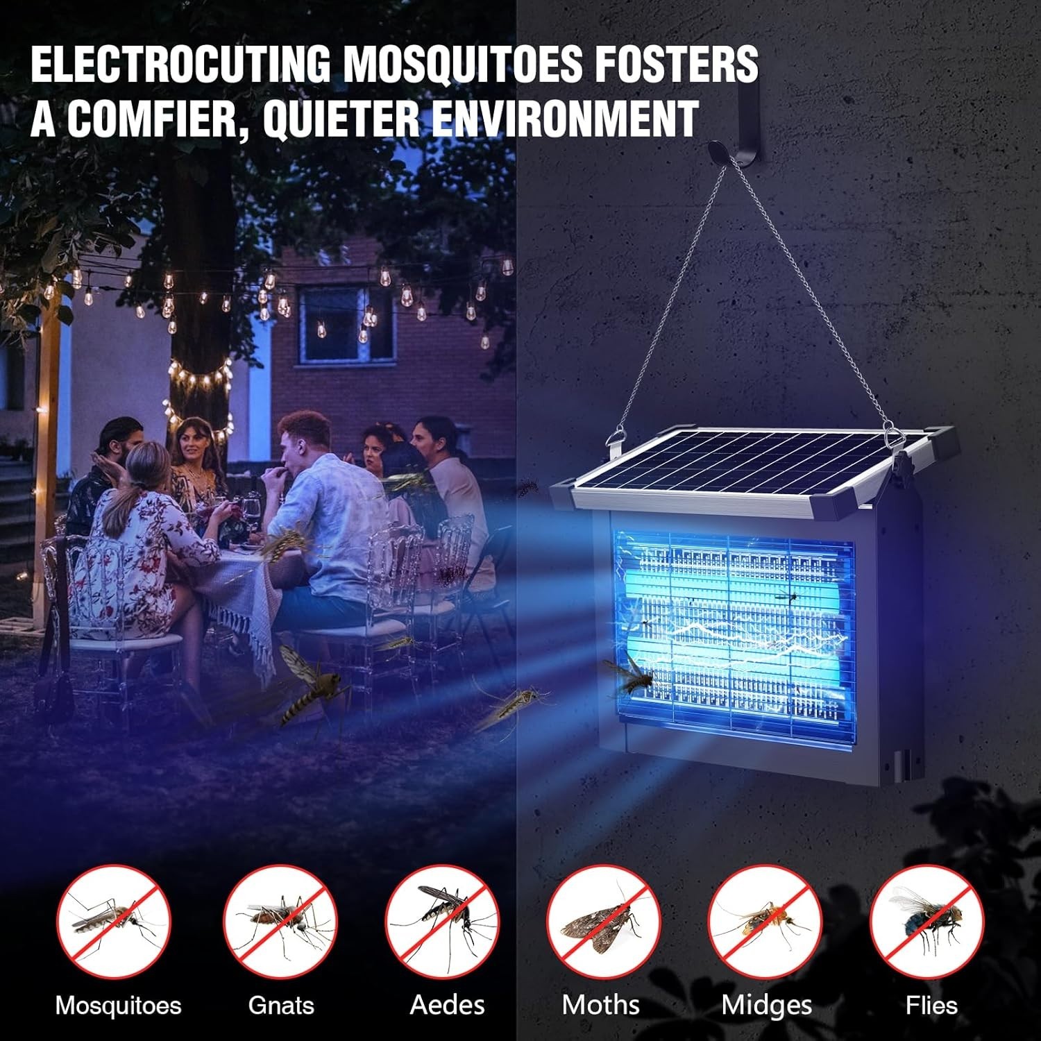 Modern Electric Fly Zapper – Diverse Power Supply