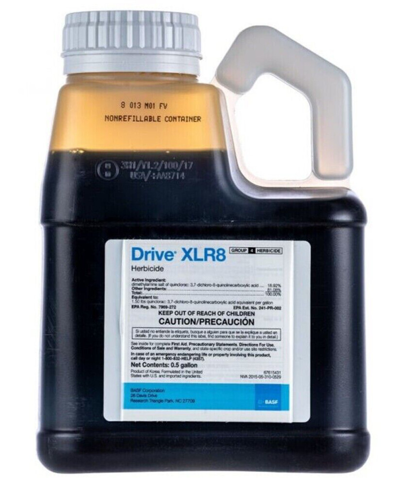 Drive XLR8 Herbicide – 1/2 Gallon | Quinclorac Crabgrass Killer