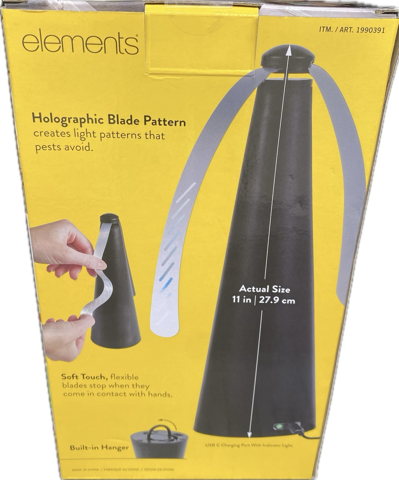 2 Pack Bug Repelling Fan Rechargeable Fly Outdoor Indoor Item 1990391