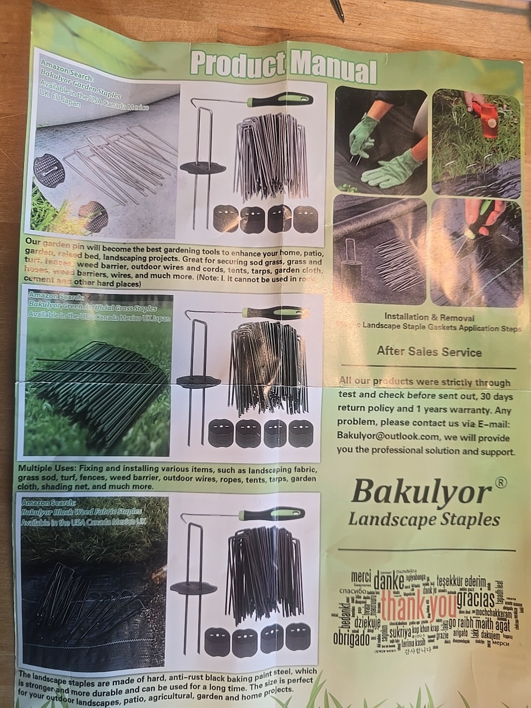 Weed Barrier 6 In Landscape Staples 50 Count