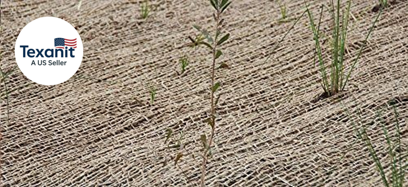 Jute Erosion Control, Soil Saver Mesh Blanket – 48″ Wide X 20 Yards (60 Feet Lon