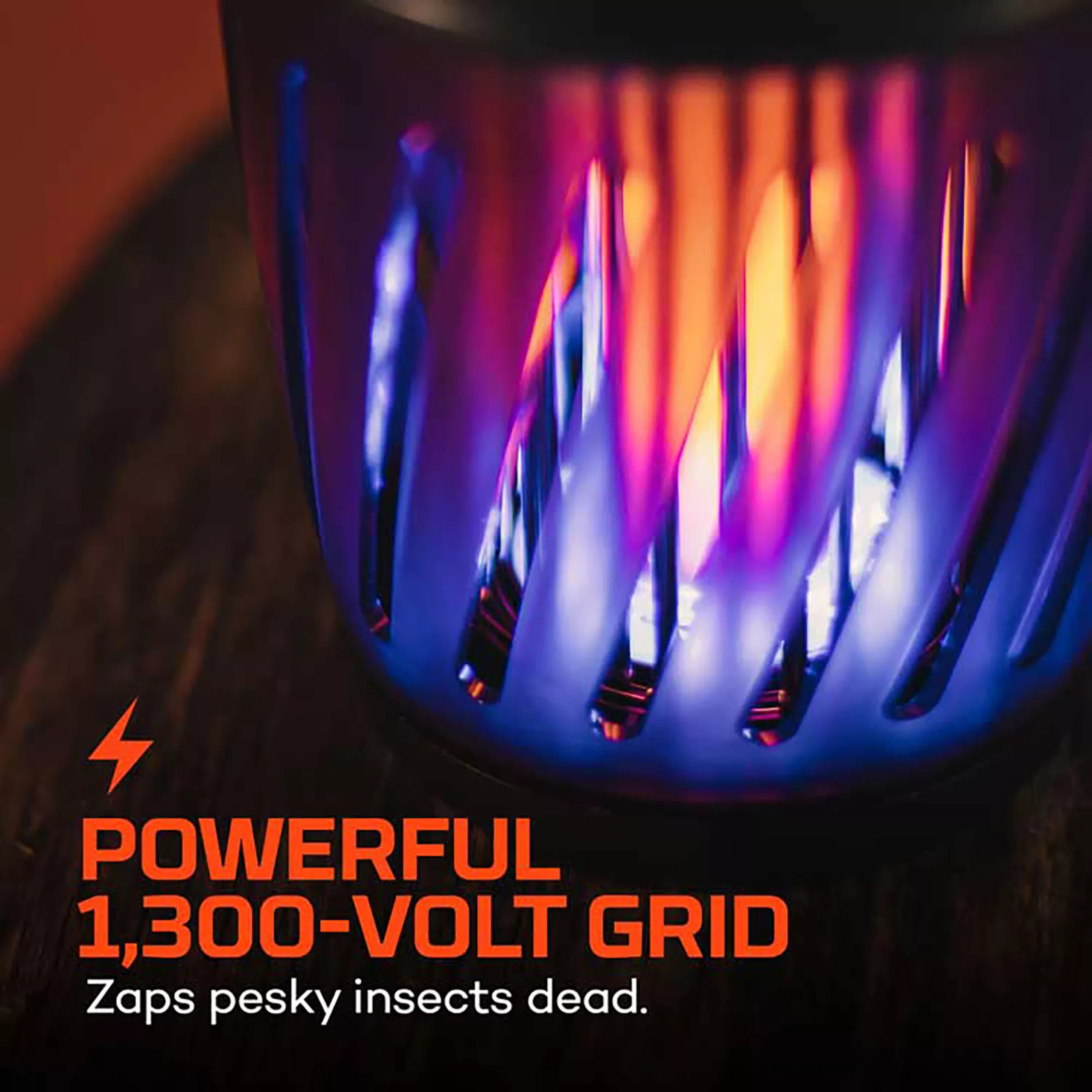 NEW Skeeter Hawk Solar Zapper and Lantern w/Flickering Flame # SKE-ZAP-1007 Nebo
