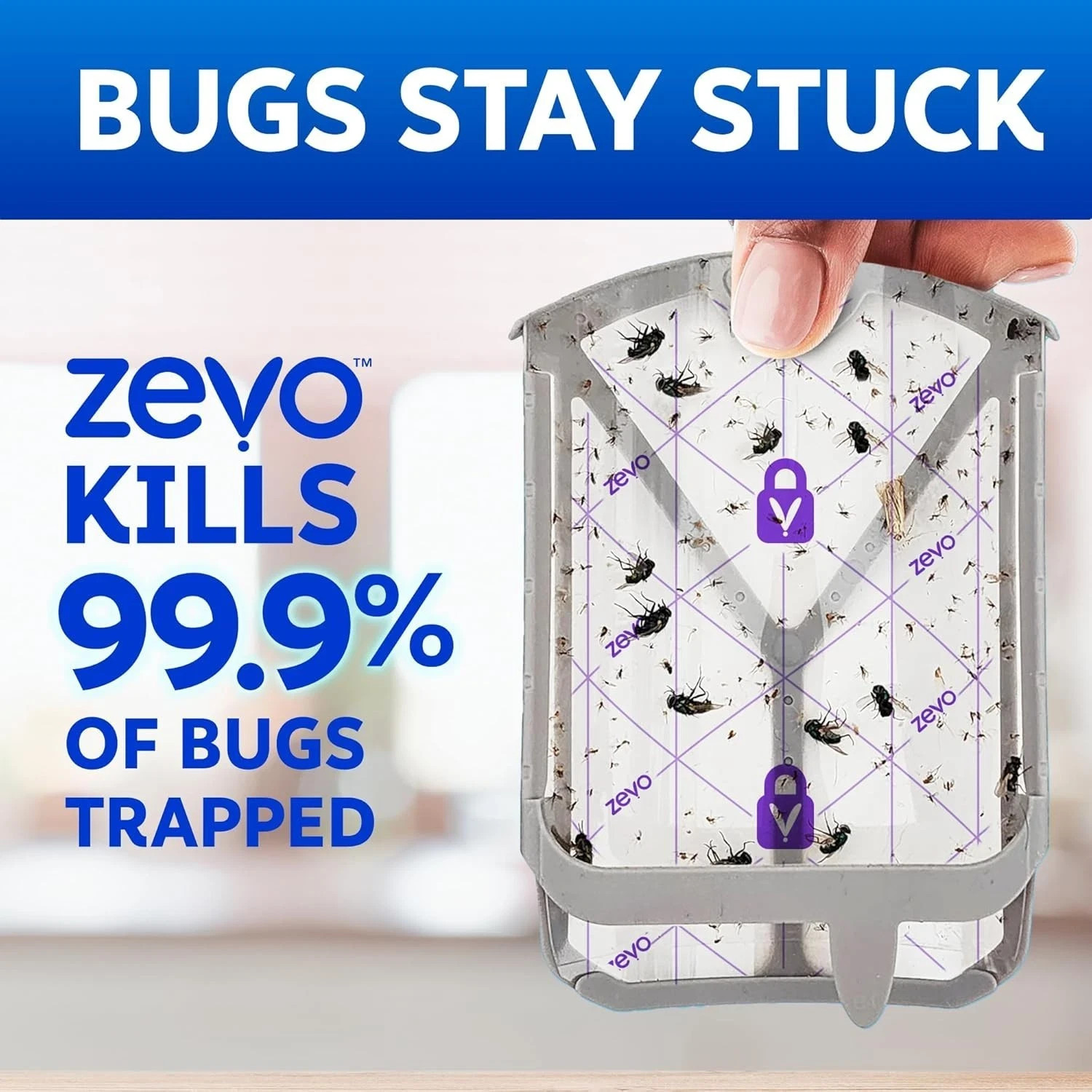1 Pcs Zevo Flying Insect Trap Refill Cartridges Easy to Use 12 Refill Cartridges