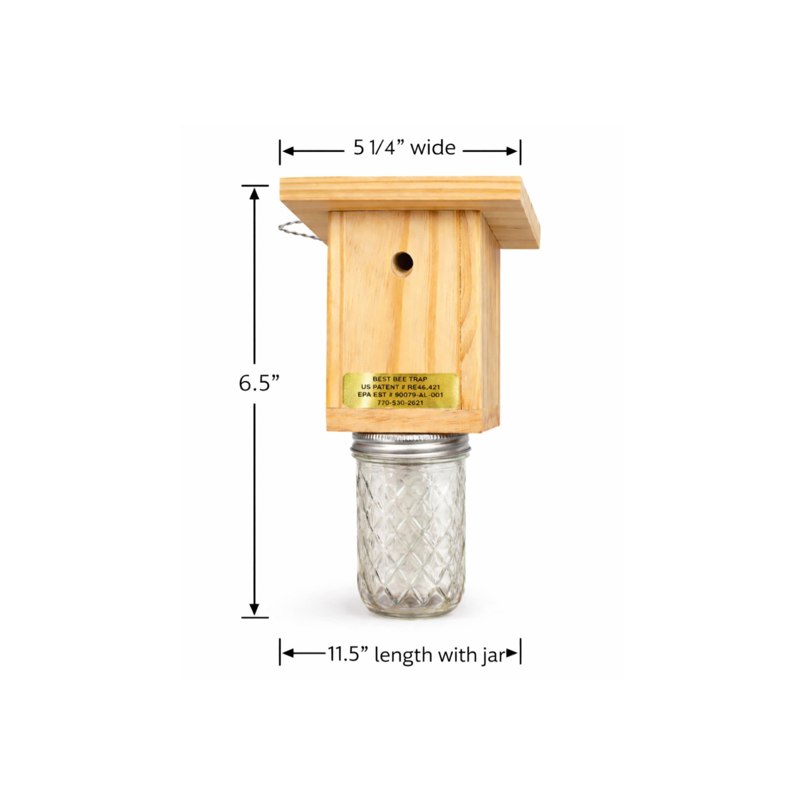 Best Carpenter Bee Trap Set Of 2 PRESSURE TREATED Handmade