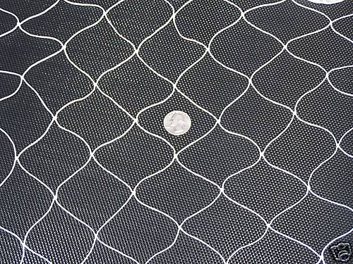 60′ x 20′ Soccer Basketball Net Backstop Barrier Netting 2″ #7 Poultry Chickens