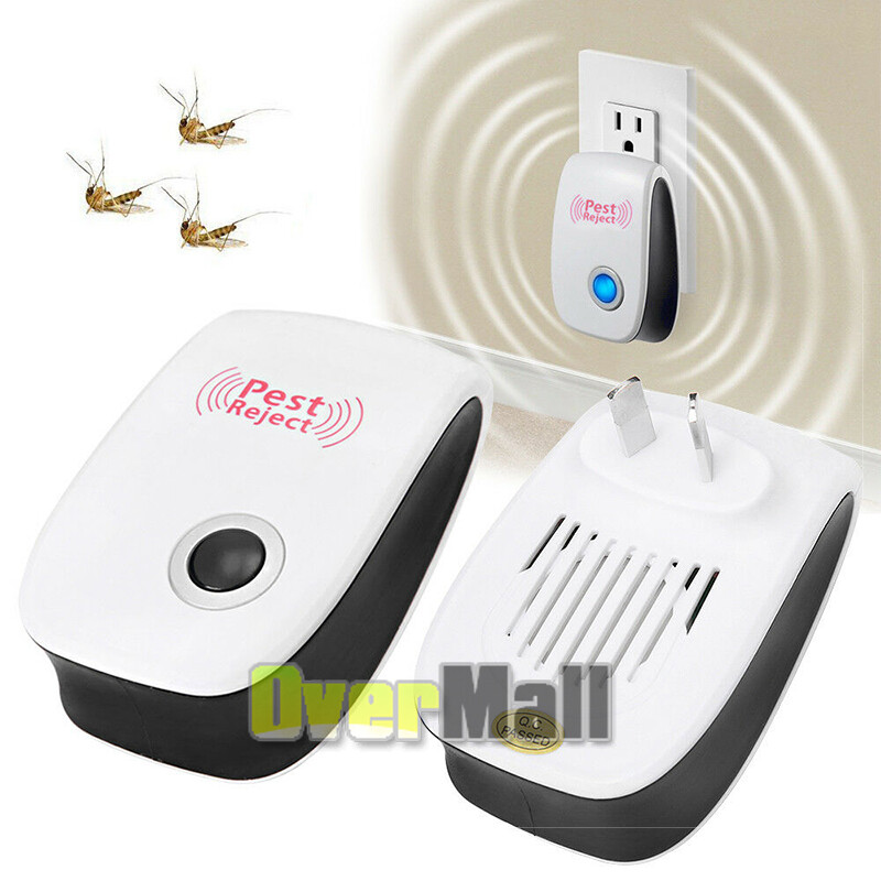 1-10X Ultrasonic Pest Repeller Electronic Indoor Plug in for Insects, Pest Contr