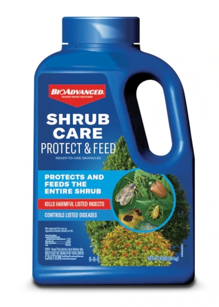 BioAdvanced Shrub Care Protect Feed Granules, 4 Lb – Kills Harmful Insects!!