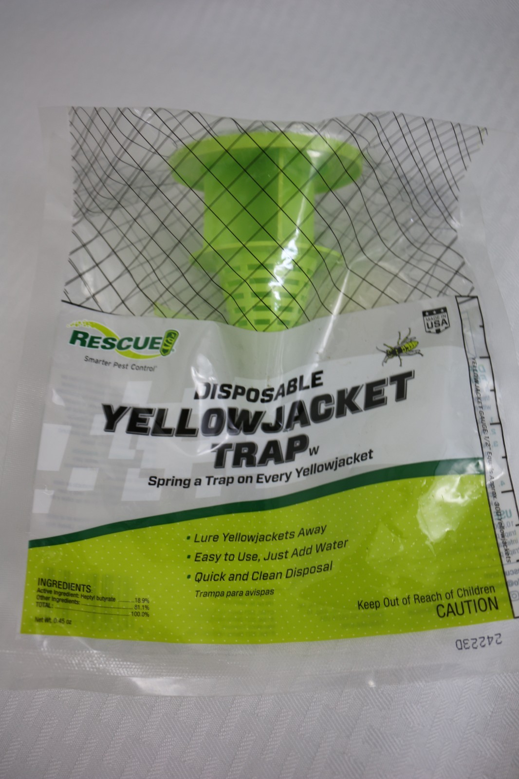 NEW Rescue Yellowjacket Trap Spring Trap On Every Yellowjacket