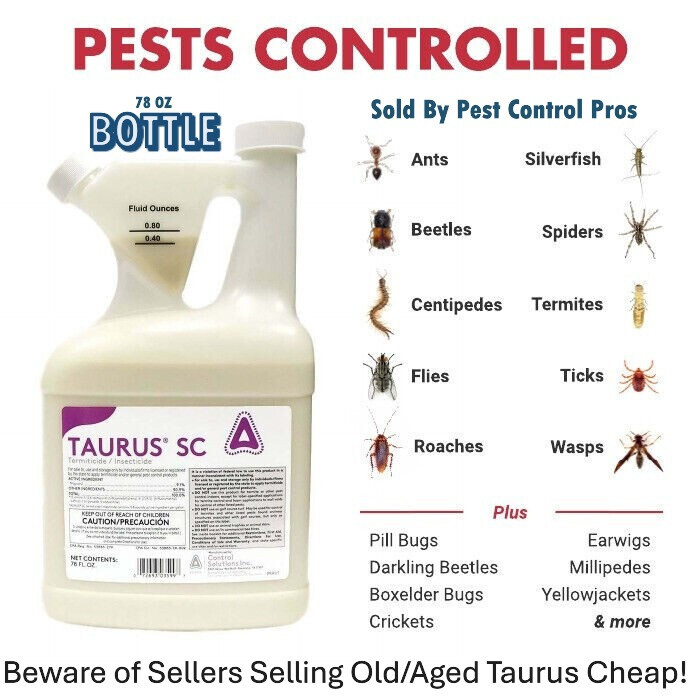78 oz Taurus SC Termite Ant CONTROL Insectide Generic Termidor PRIORITY SHIPPING