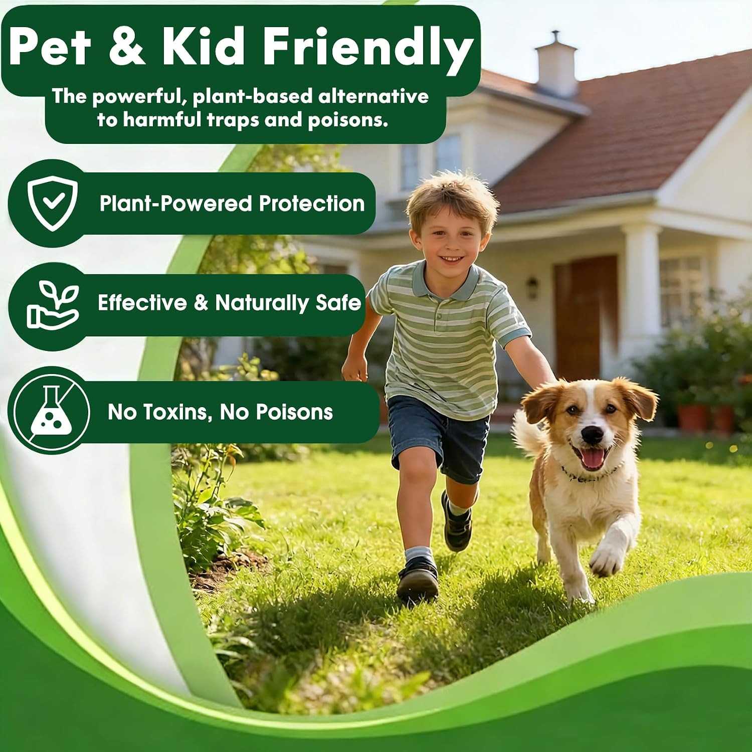 4 Pack Rodent Repellent Outdoor, Mouse Repellent with Peppermint Oil for Indoor