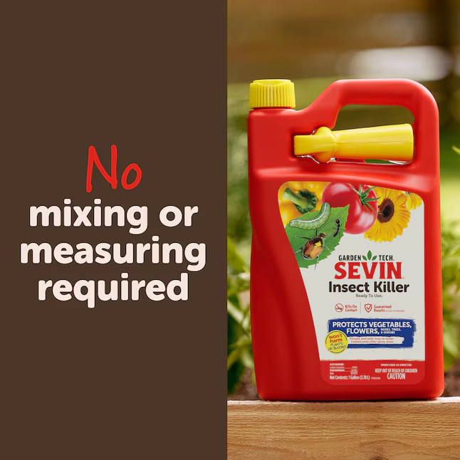 Sevin Insect Killer Ready to Use 1 Gallon Outdoor Bug Control Spray