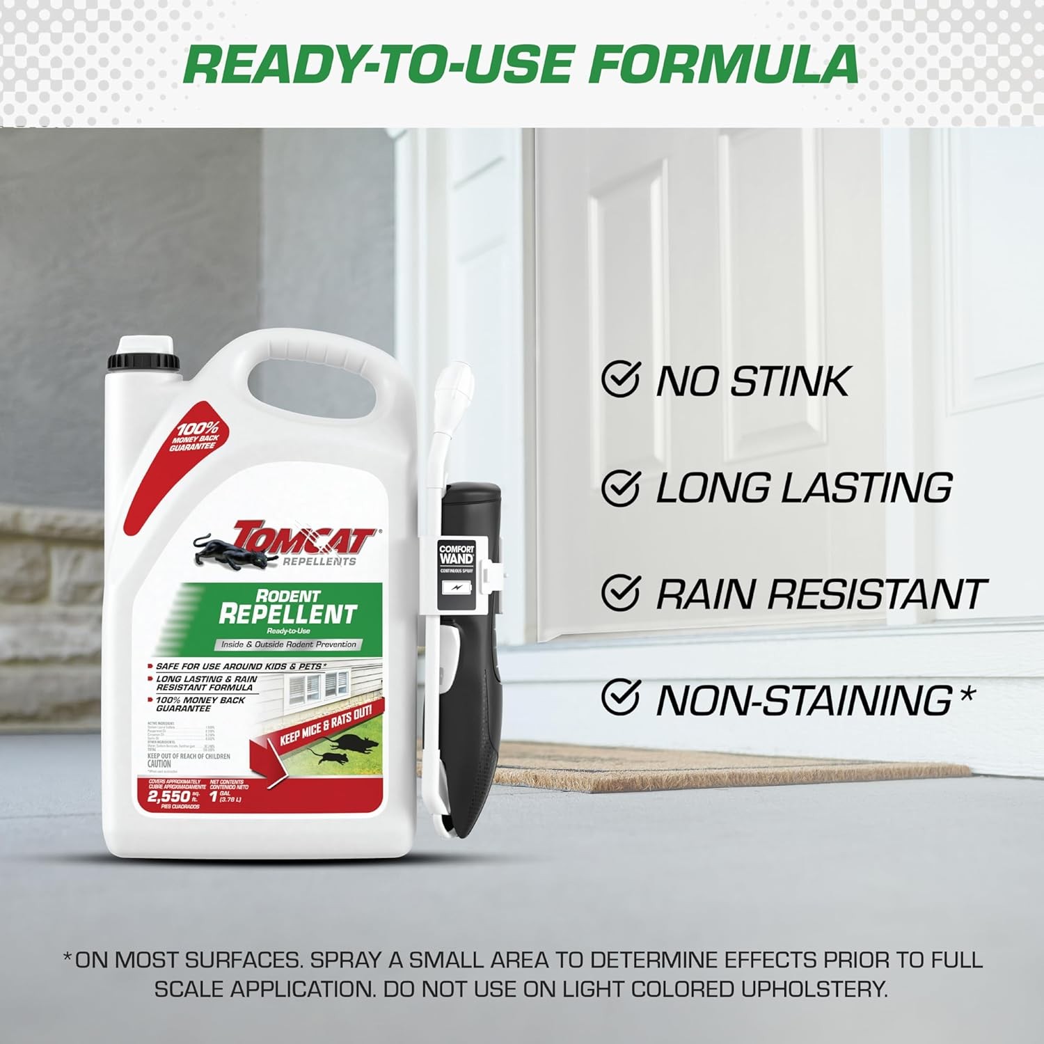Repellents Rodent Repellent Ready-to-Use W/ Comfort Wand For Indoor & Outdoor