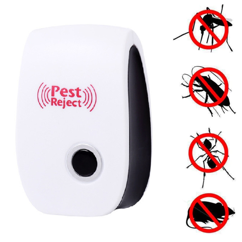 Pest Reject Pro Ultrasonic Repeller Home Bed Bug Mites Spider Defender Roaches