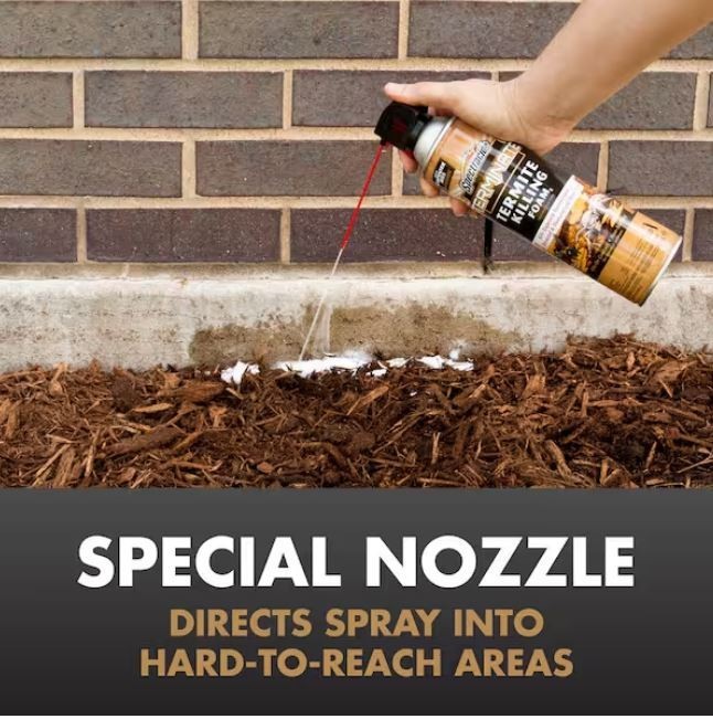 Termite Killer Spray 16 oz Aerosol Carpenter Ant Control Fast Acting Indoor Outd