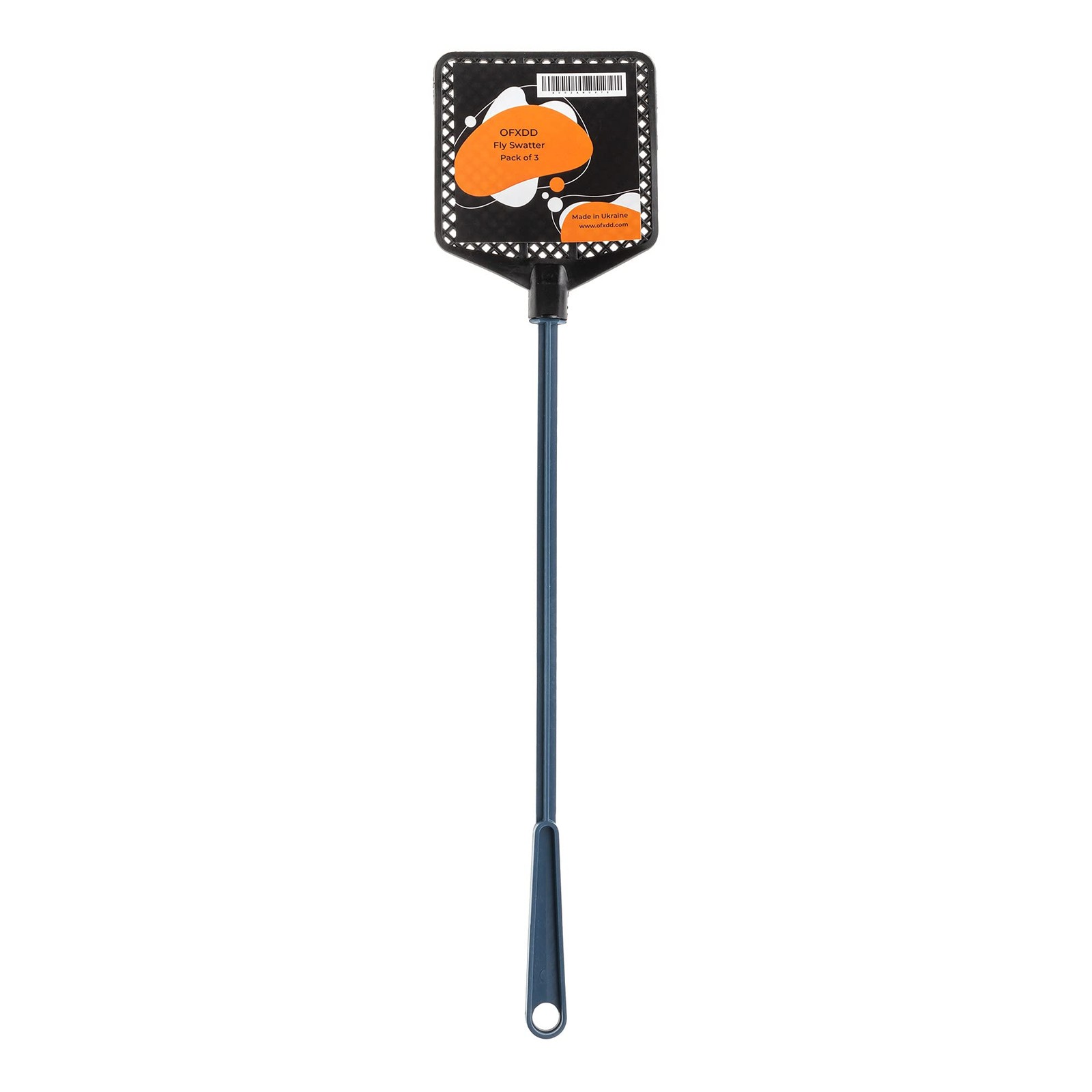 Rubber Fly Swatter, Long Fly Swatter Pack, Fly Swatter Heavy Duty (3 Pack) (B…