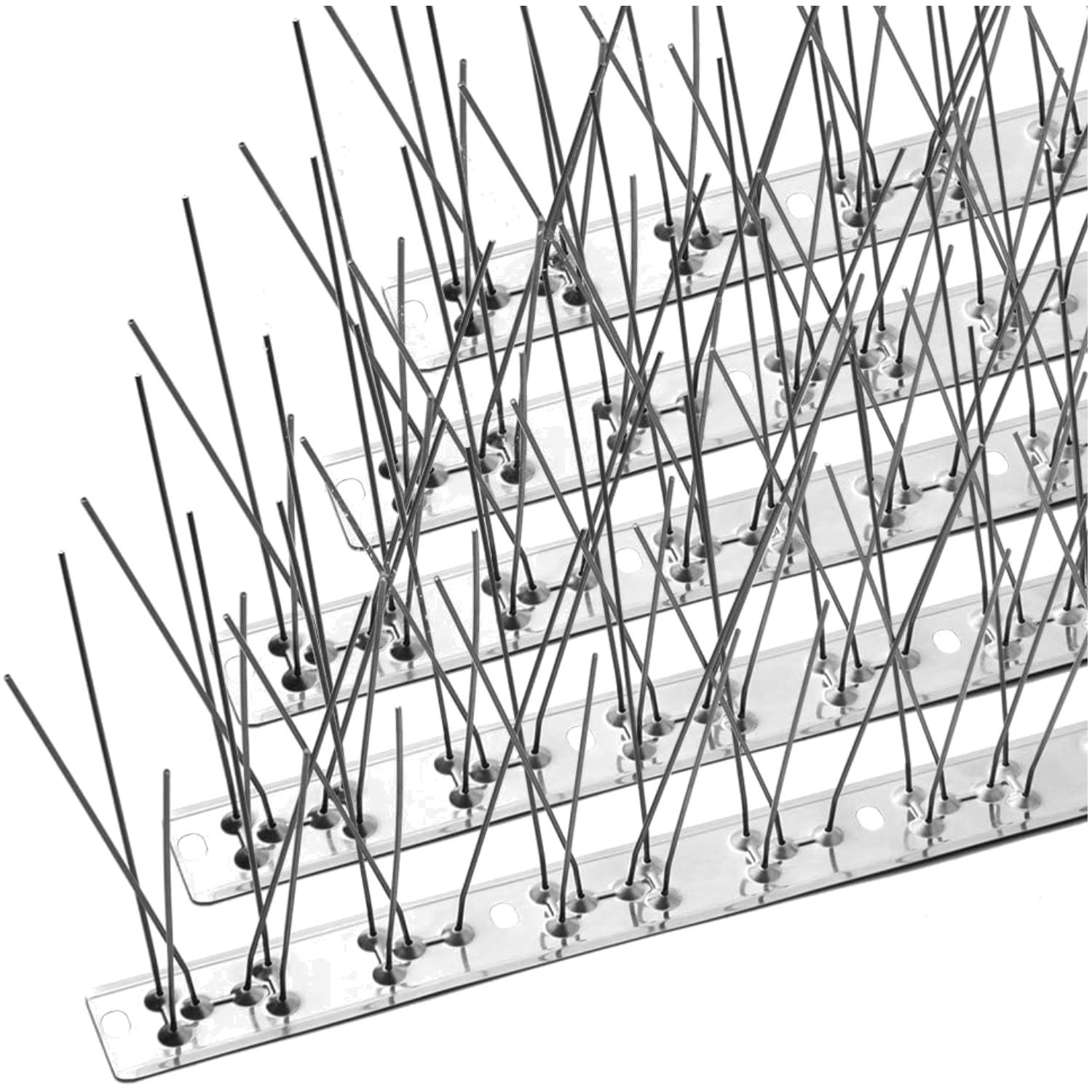 Durable 38.3ft Bird Spikes with Stainless Steel – Modern Defense Against Pigeons