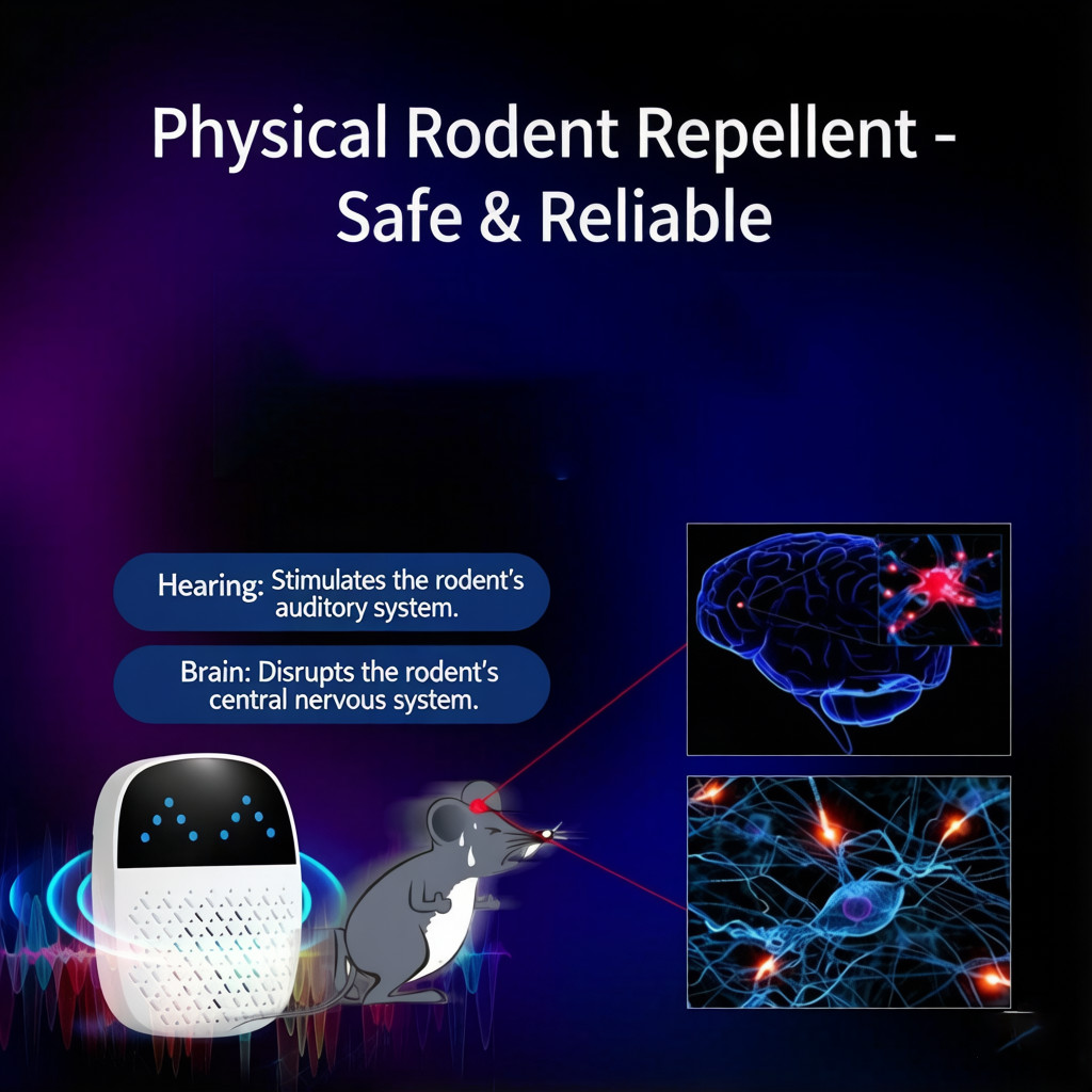 2PCS Ultrasonic Repeller Plug In Electronic Mouse Roach Rodent Repellent Home US