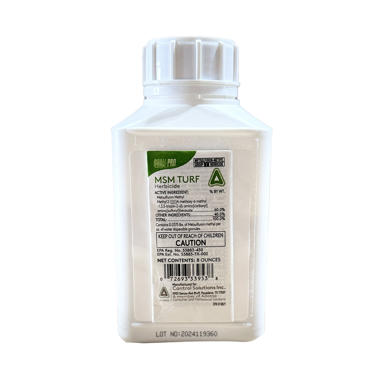 Quali-Pro MSM Turf Herbicide 8 oz Bottle by Control Solutions