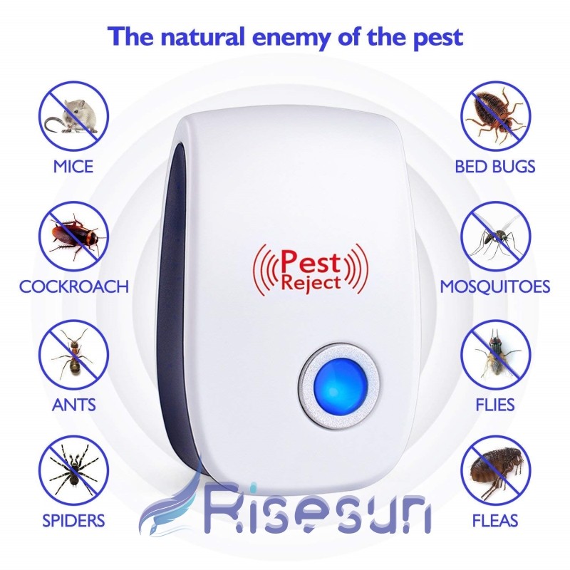 Ultrasonic Pest Control Repeller Bug Roach Mosquito Rat Mice Insects Deterrent
