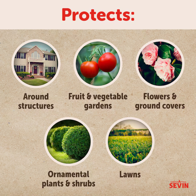 Sevin Insect Killer Ready to Use 1 Gallon Outdoor Bug Control Spray