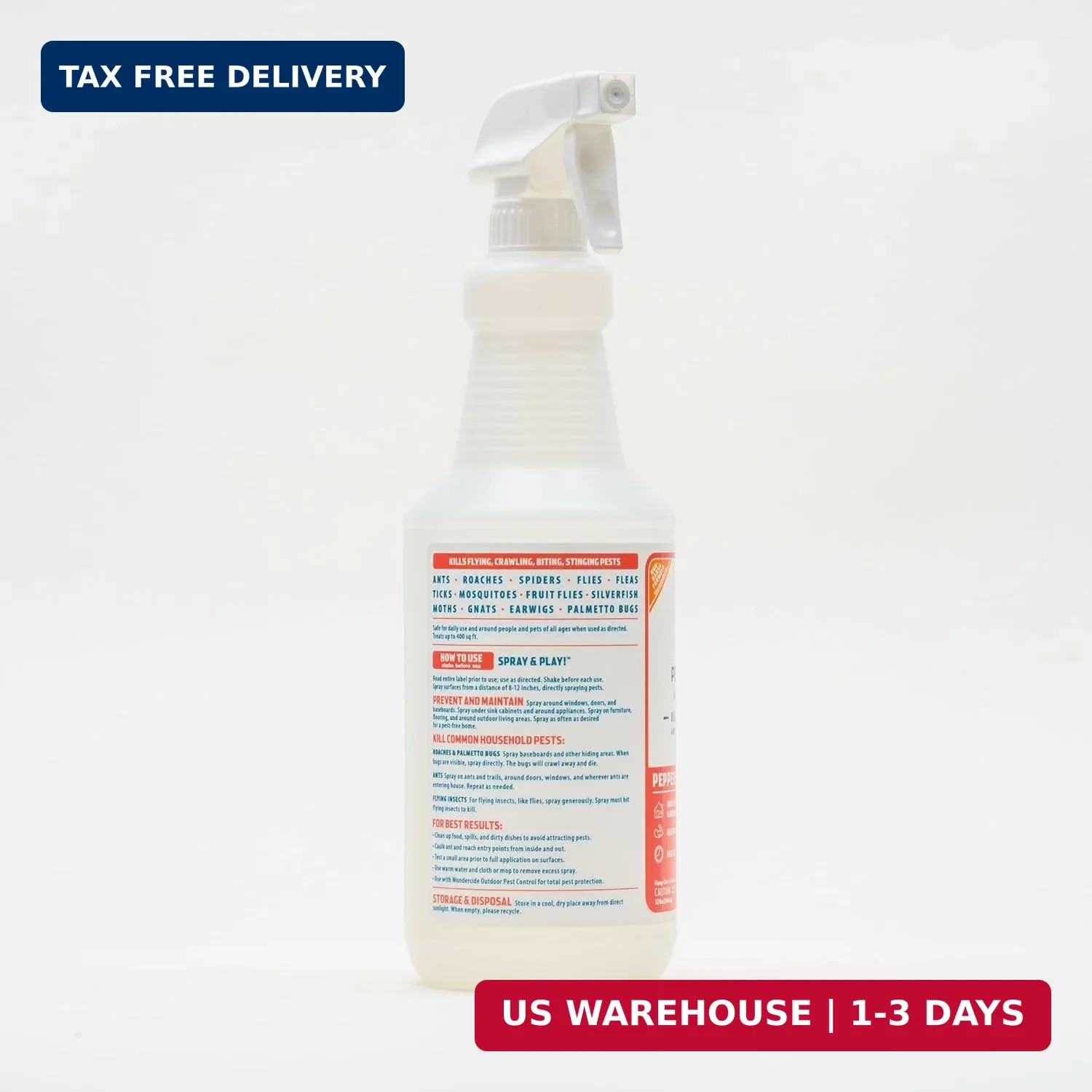 Wondercide – Indoor Pest Control Spray for Home and Kitchen – Ant, Roach, Spider