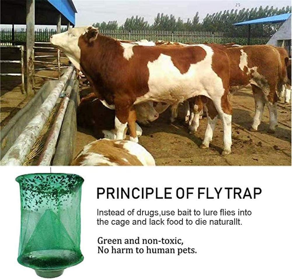 4 Pcs The Ranch Fly Trap Outdoor Fly Trap Killer Bug Net Cage Perfect for Horses