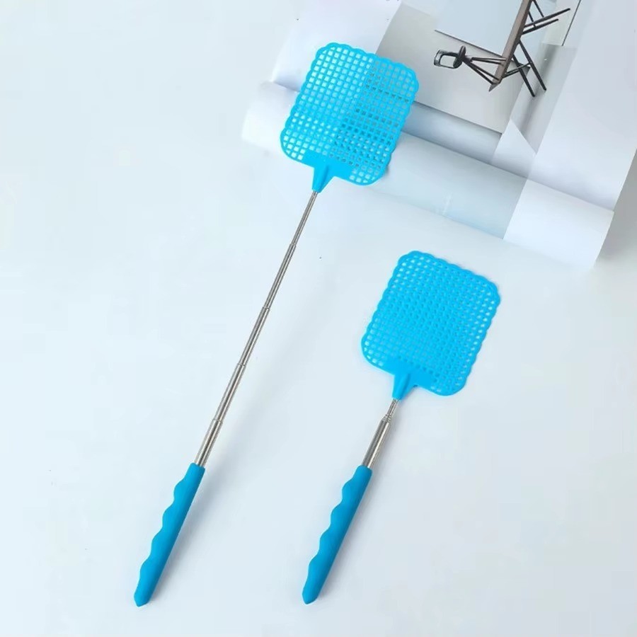 2 Pack Retractable Fly Swatter Extendable Mosquito Bug Insect Swatter Heavy Duty