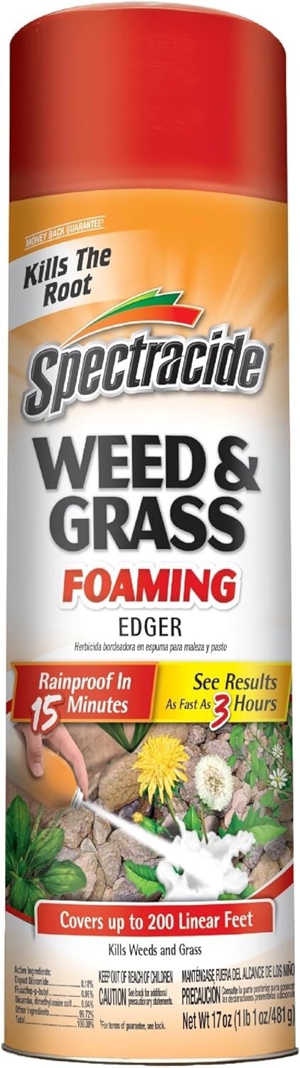 Weed Grass Foaming Edger 17 oz Precision Foam for Clean Lawn Edges Spray