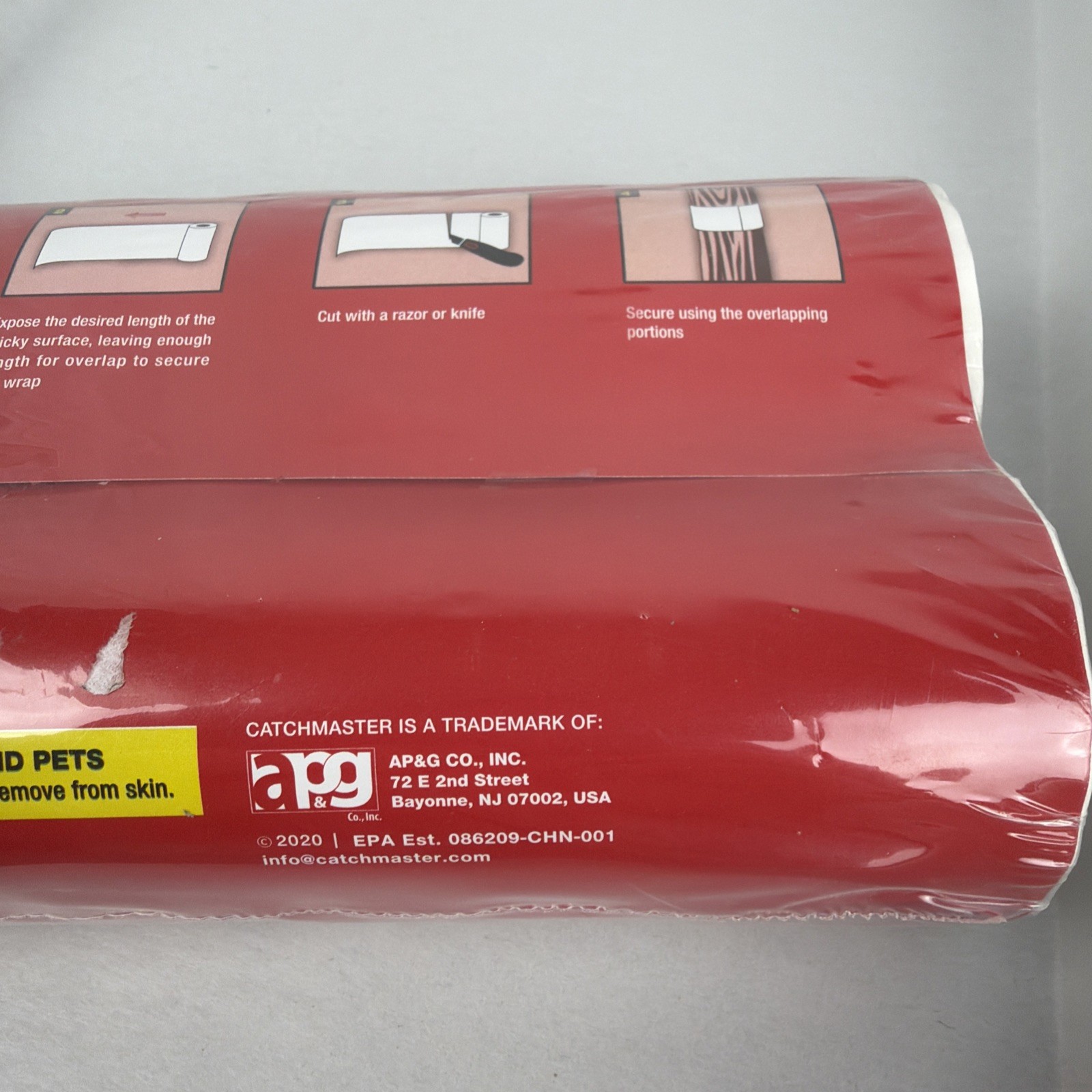Tree Shield Lantern Fly & Ant Traps Insect Barrier, 4 Rolls 30Ft Each Catchmaste