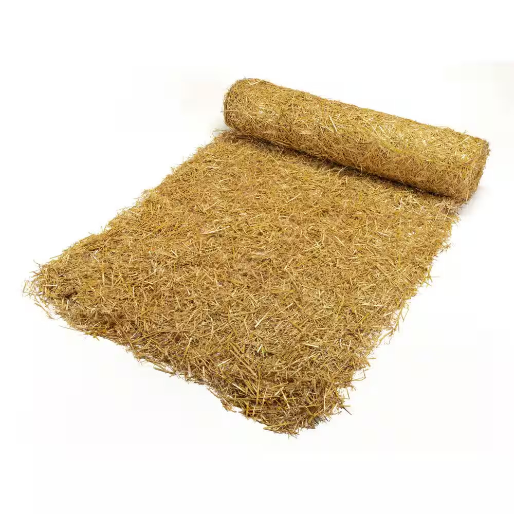 4 Ft. X 135 Ft. Polypropylene Single Net Straw Erosion Control Blanket