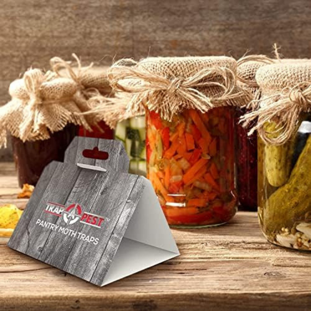 Pantry Moth Traps Safe Glue with PheromonesP 8 Pack Effective Adhesive Non Toxic