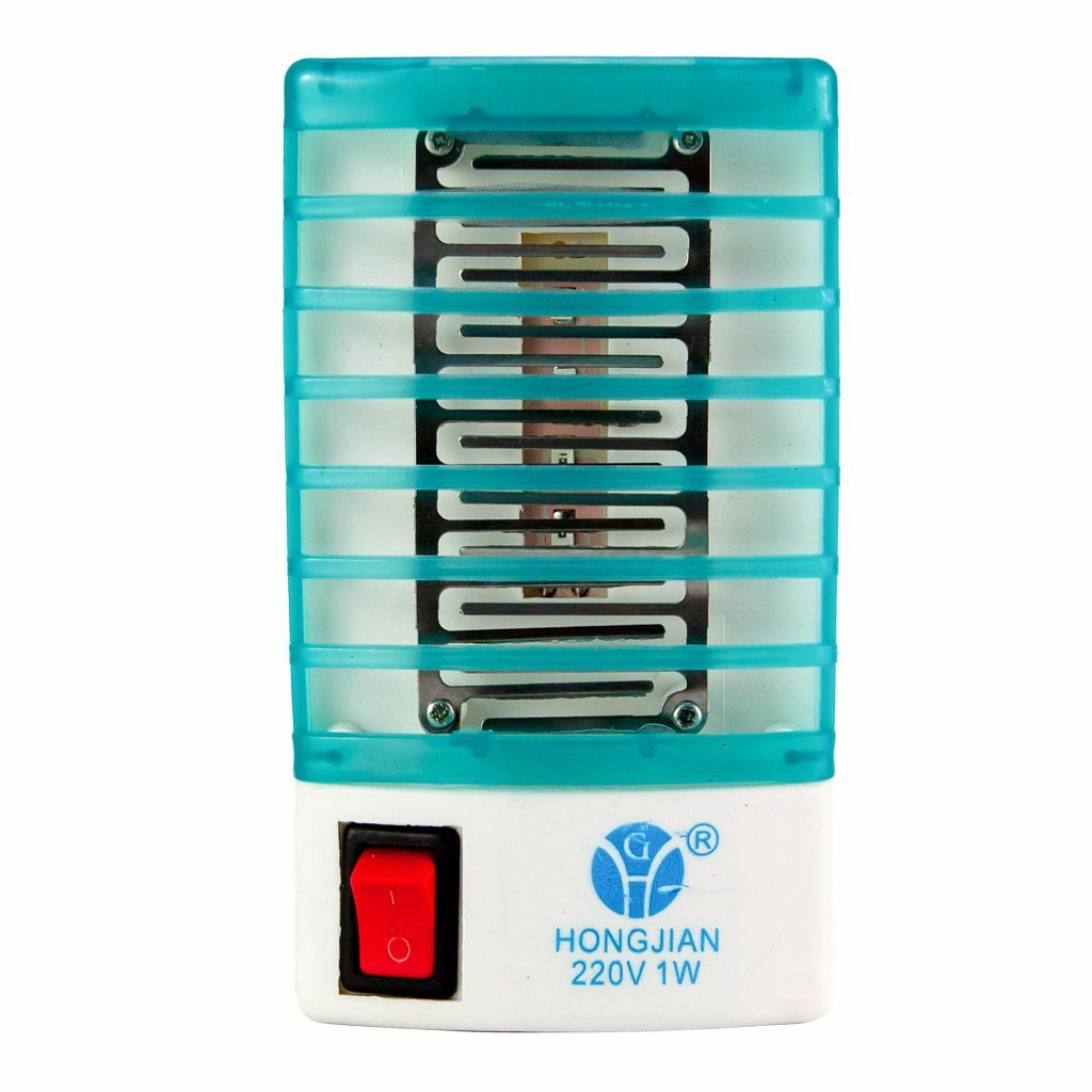 1/2/3 LED Electric Mosquito Fly Bug Insect Trap Zapper Killer Night Lamp Indoor
