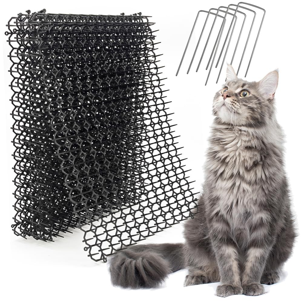10 Pack Scat Mat for Cats, 16 X 13 in Digging Deterrent for Dogs, Cat Deterre…