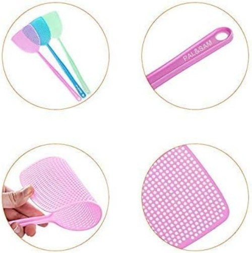 Fly Swatter, Strong Flexible Manual Swat Set Pest Control, Assorted Colors 3 …
