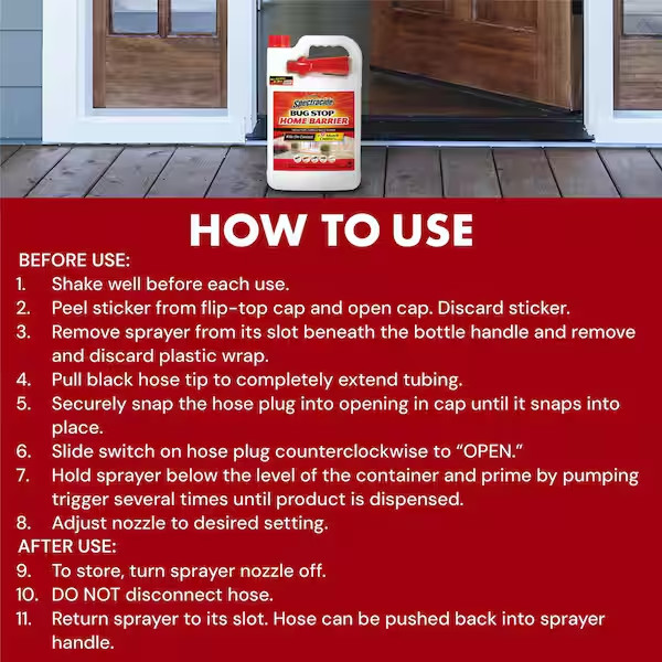 Bug Stop RTU Home Insect Control Pest Ants Roach Spiders Flea Killer US 1 gallon