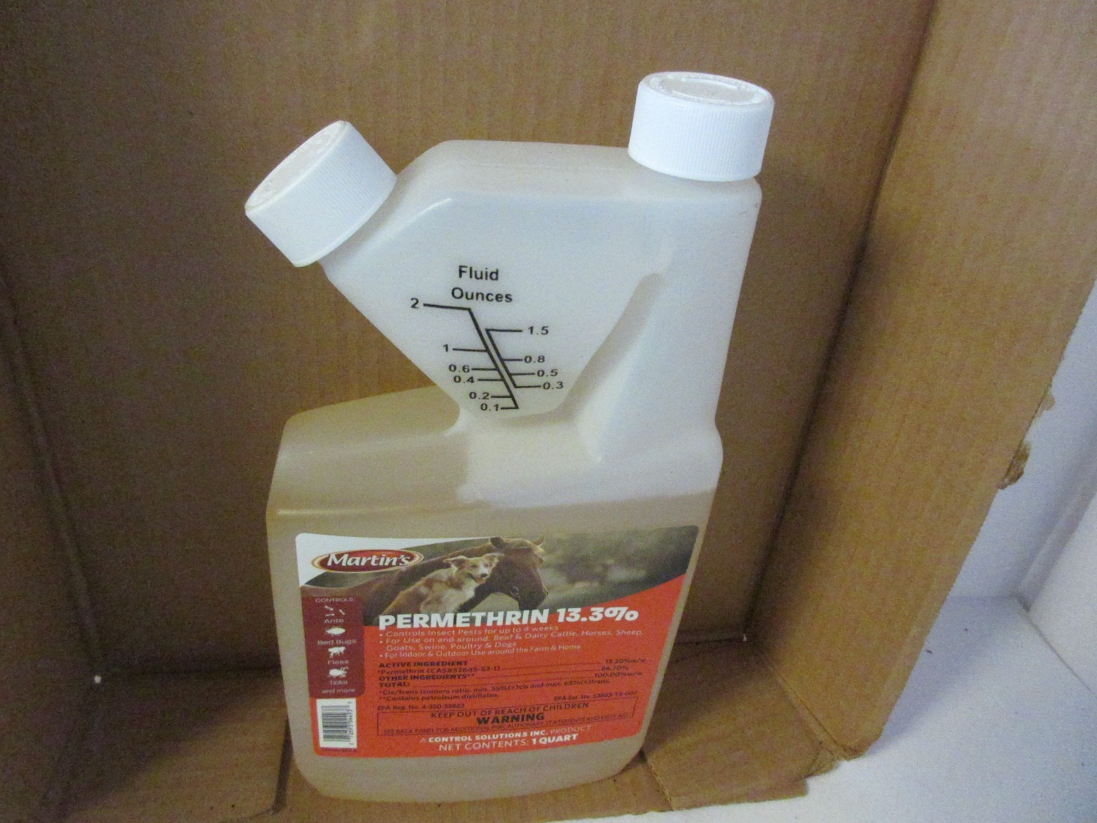 Martin’s Permethrin 13.3% Multi-Purpose Insecticide 32 oz by Control Solutions