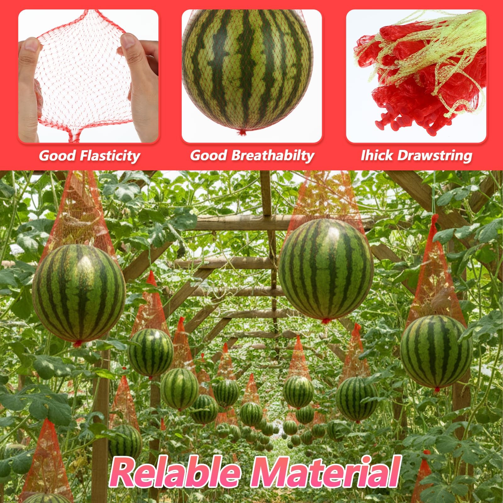 20PCS Melon Hammock for Trellis Watermelon Nets