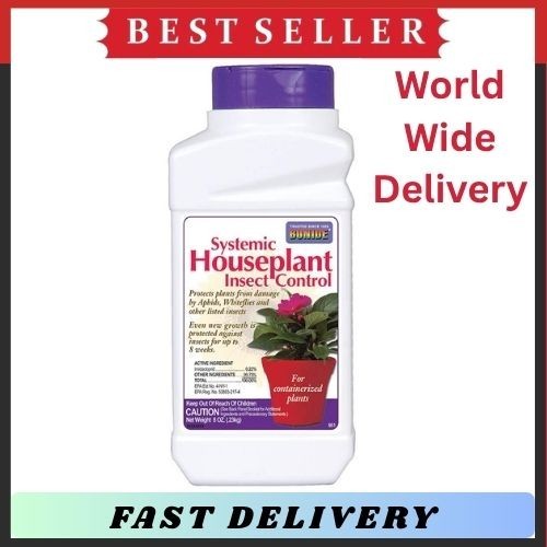 Bonide Systemic Houseplant Insect Control Ready To Use Granules For Indoor 8 oz