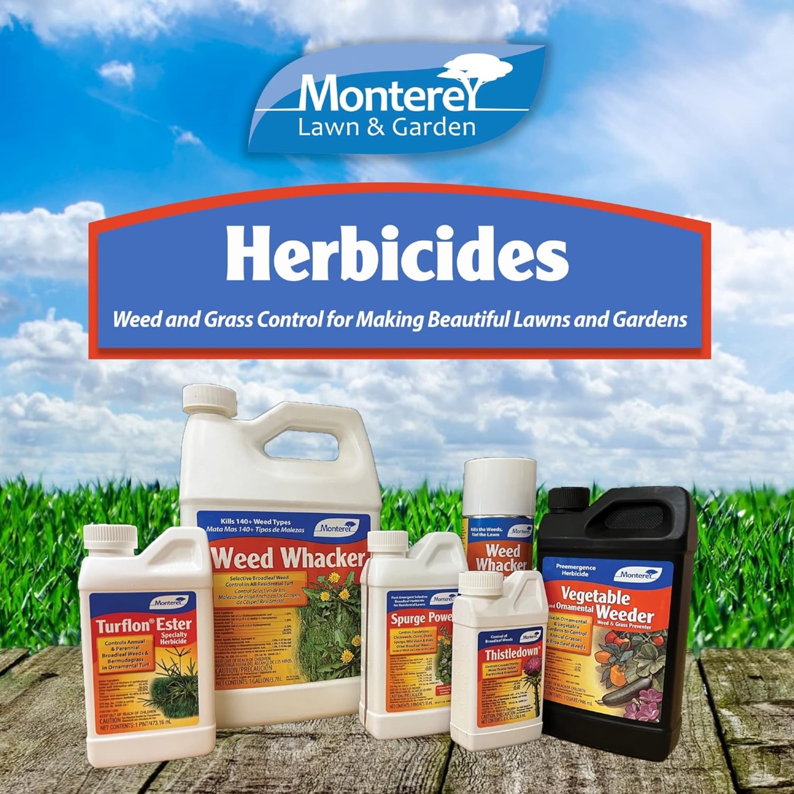 Monterey LG5328 Getter, Post Emergence Herbicide for Grass Weeds, 8 oz