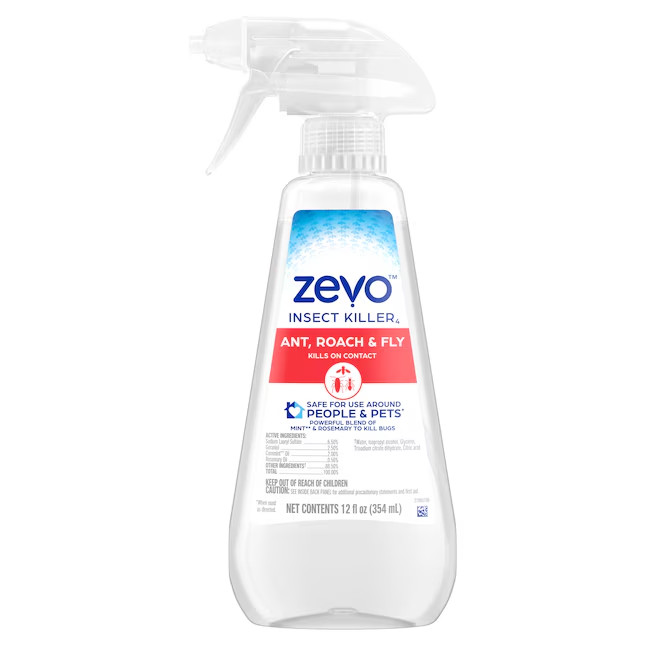 Zevo Instant Action Multi-Insect Killer Ant Roach Fly Spray Ready to Use 12oz