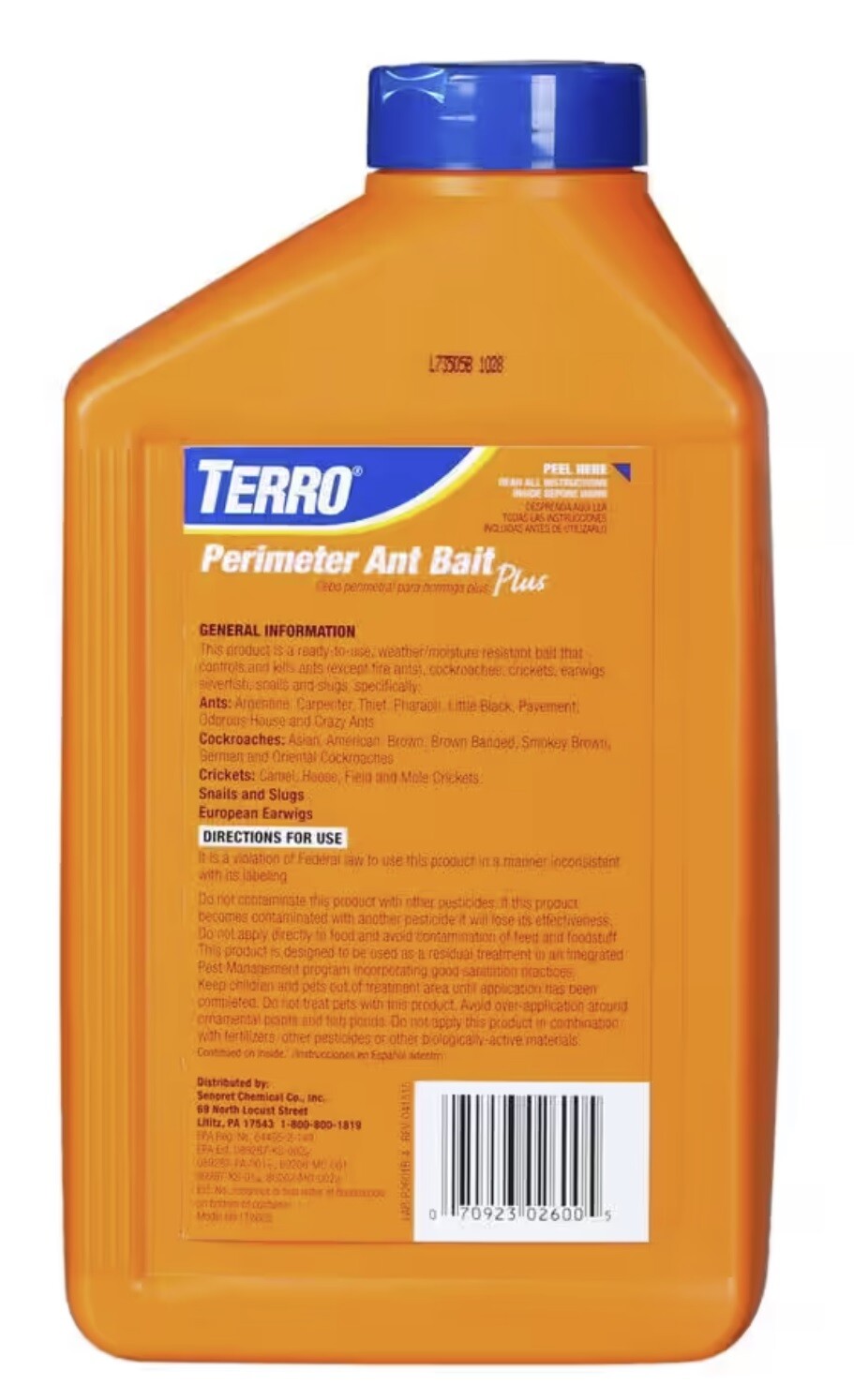 Terro T2600 Perimeter Ant Bait Plus Multi Purpose Insect Control Granules 2 Lbs.
