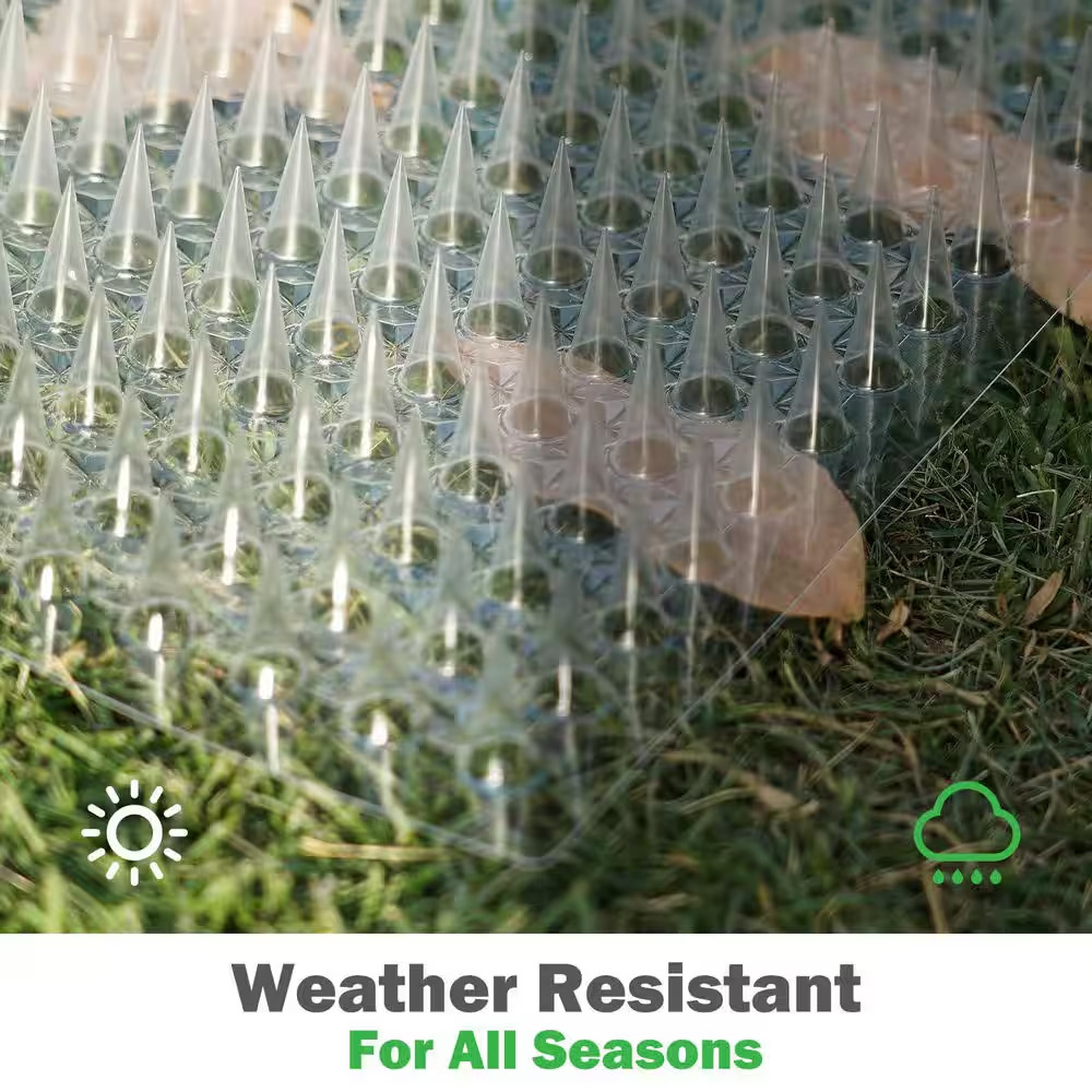 16-Pack 13 X 16 In. Cat Deterrent Mat with Spikes, Indoor/Outdoor Scat Mat to Ke