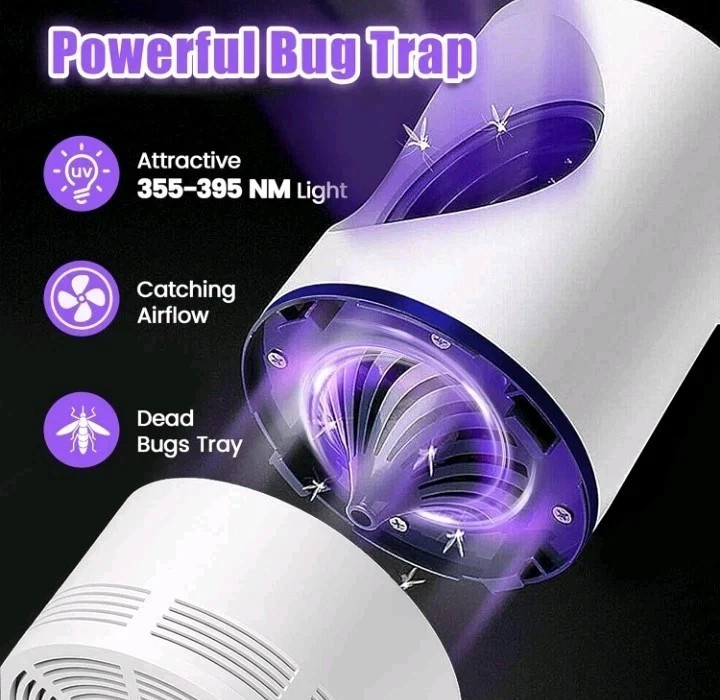 Electric Mosquito Killer Lamp USB LED Bug Zapper Fly Trap Indoor Pest Control
