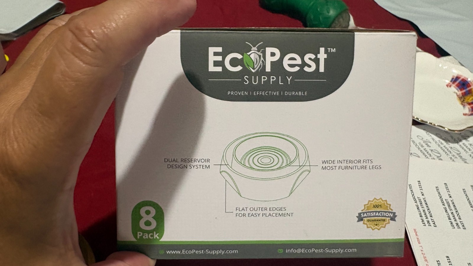 EcoPest Labs Bed Bug Blocker Pro Eco Friendly Interceptor Traps 8-Pack BRAND NEW